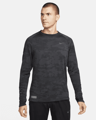 Nike tailwind men's long sleeve running top best sale